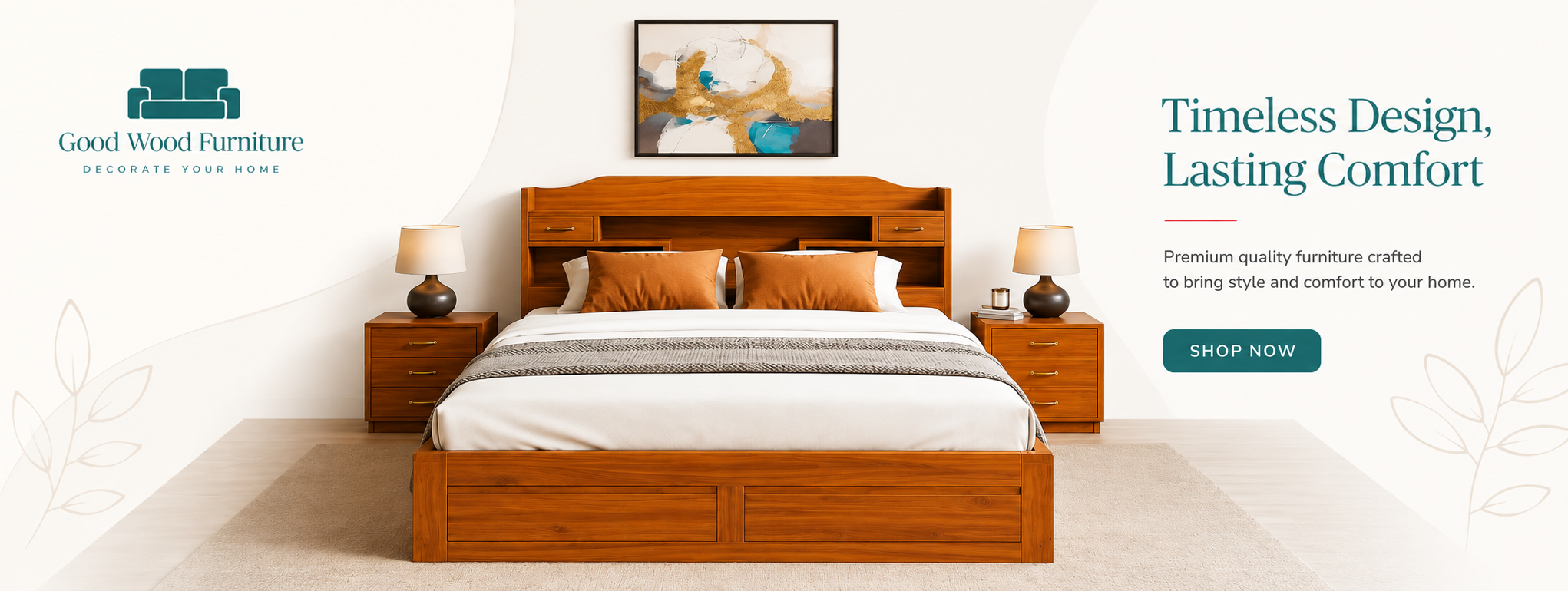 Elegant Solid Wood Cabinetry
